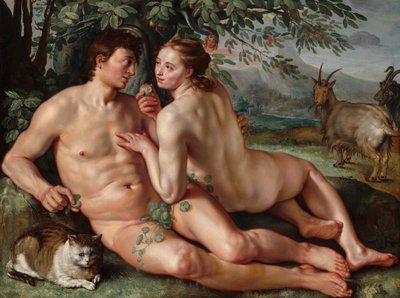 De Val van de Mens door Hendrik Goltzius