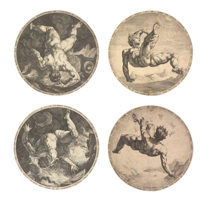 De Vier Schandvlekken door Hendrik Goltzius