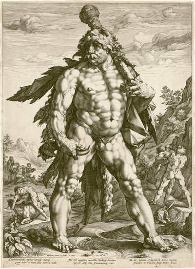 De Grote Hercules door Hendrik Goltzius