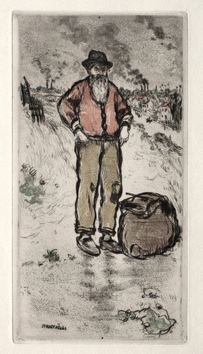 De voddenraper door Hendrik Goudt