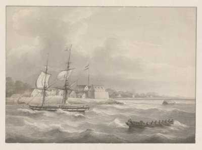 Fort Zeelandia door Hendrik Huygens