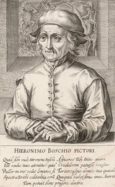 Hieronimo Boschio pictori door Hendrik I Hondius