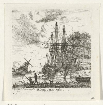 Scheepswerf door Hendrik Kobell