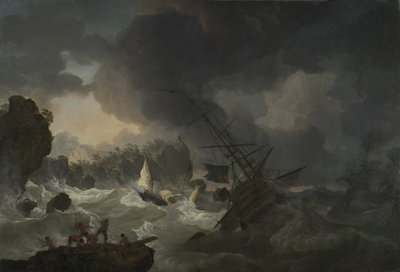 Het Schipbreuk door Hendrik Kobell