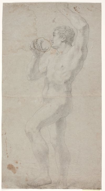 Mannelijke modelstudie door Hendrik Krock
