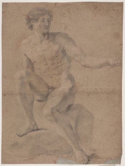 Mannelijk Modelstudie door Hendrik Krock