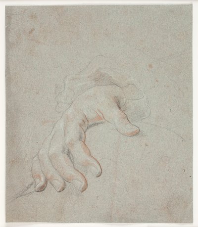 Studie van een hand door Hendrik Krock
