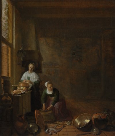 Een keuken, ca. 1643 door Hendrik Martensz. Sorgh