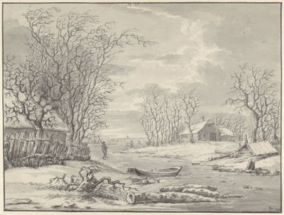Winterlandschap door Hendrik Meijer