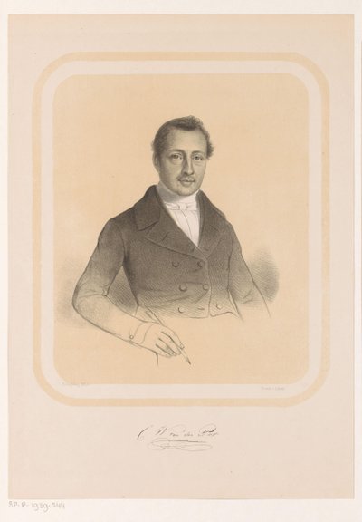 Portret van Combertus Willem van der Pot door Hendrik Ringeling