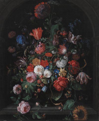 Bloemenstuk door Hendrik Schoock