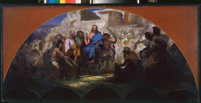 De intocht van Christus in Jeruzalem door Henryk Siemiradzki