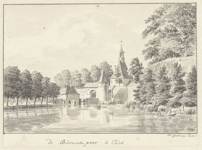 De Burense poort te Tiel door Hendrik Spilman