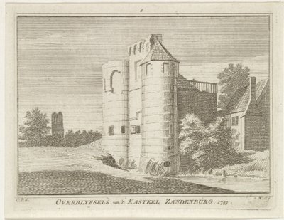 Ruïne van kasteel Zandenburg, Veere door Hendrik Spilman