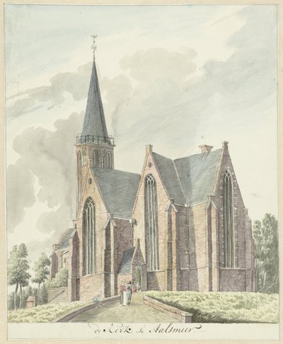 Kerk te Aalsmeer door Hendrik Tavenier
