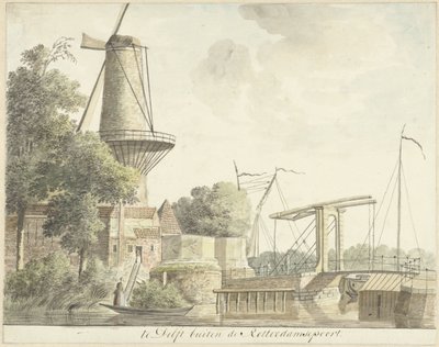 Rotterdamse Poort te Delft door Hendrik Tavenier