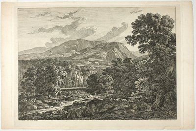 Romeins landschap door Hendrik Voogd