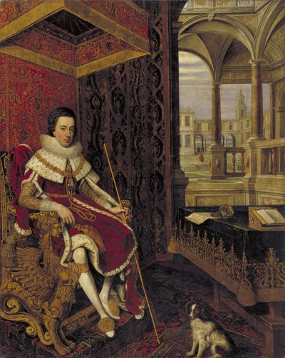 Karel I (1600-1649) als Prins van Wales door Hendrik van II Steenwijck