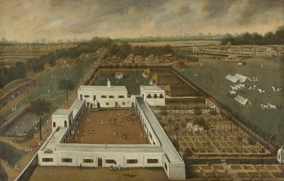 Nederlandse plantage in Bengalen door Hendrik van Schuylenburgh