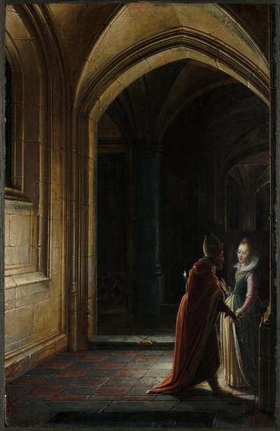 Esther en Mordechai door Hendrik van Steenwyck II