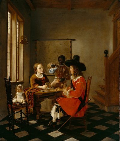 Het Kaartspel door Hendrik van der Burch