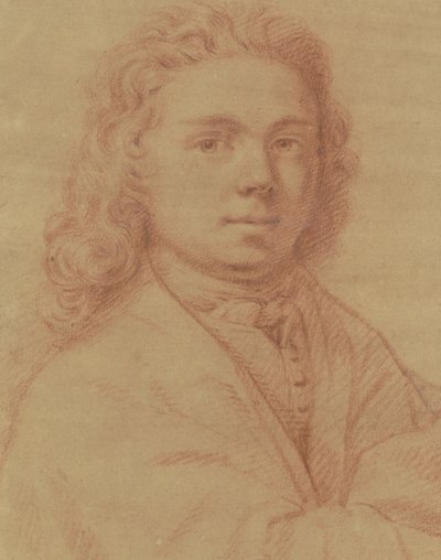 Zelfportret van de tekenaar Hendrik van der Vugt door Hendrik van der Vugt