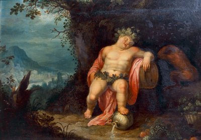 Bacchus slaapt door Hendrik van the Elder Balen