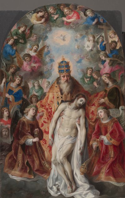 De Drie-eenheid, c.1620 door Hendrik van the Elder Balen