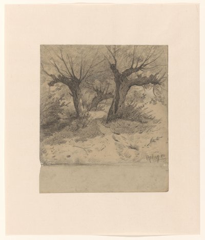 Bosgezicht door Hendrikus Alexander van Ingen