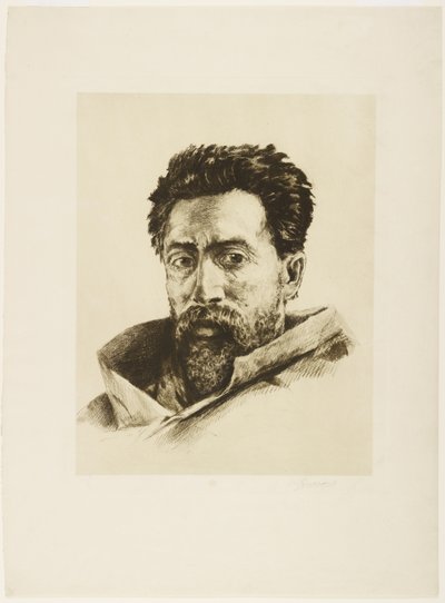 Een Staker door Henri Charles Guérard