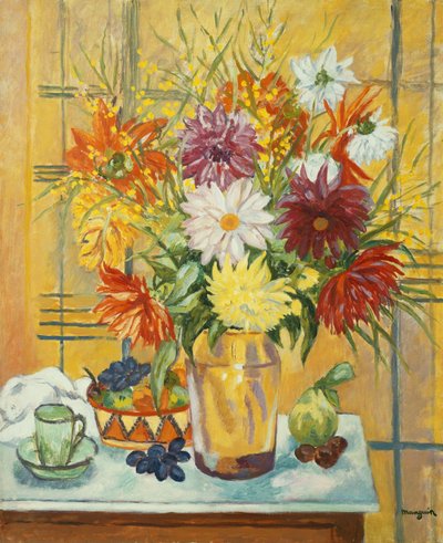 Bloemen in een vaas door Henri Charles Manguin