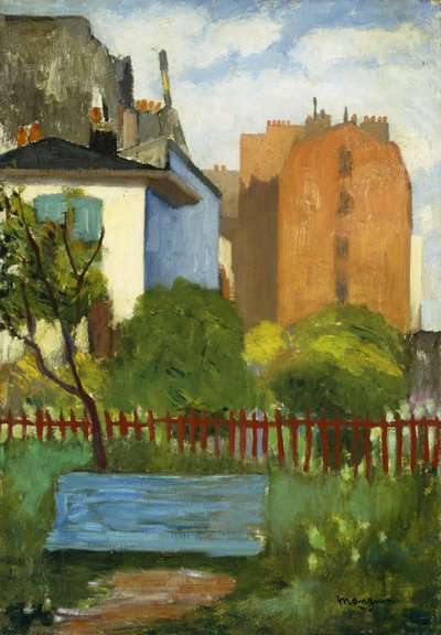 De Bank, Rue Boursault door Henri Charles Manguin