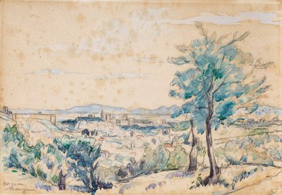 Het paleis van de pausen - Avignon door Henri Charles Manguin