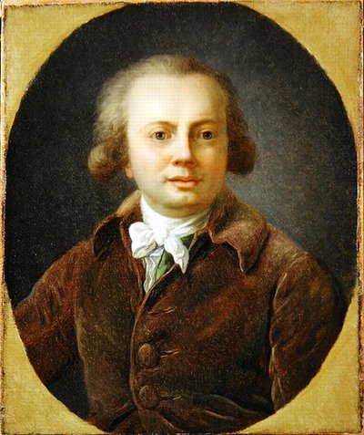 Portret van een jonge man door Henri Pierre Danloux