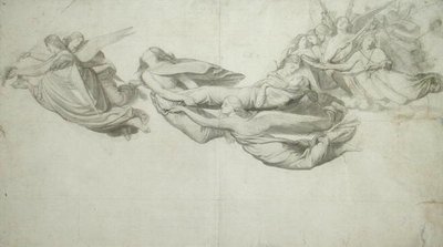Schets voor Sint-Catharina van Alexandrië door Henri Lehmann