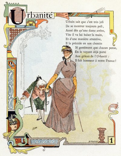 Letter U Urbanite - Ut Uniform Urn One, c.1890 (gravure) door Henri (1858 1924) Gray