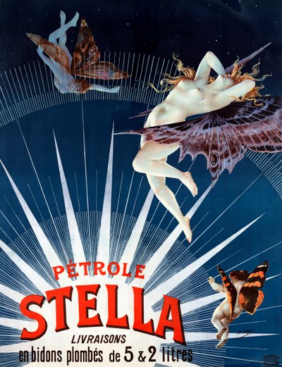 Vintage Petrole Stella Poster door Henri  Gray