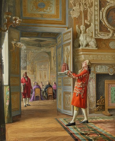 In het Vaticaan: Het dessert wordt geserveerd door Henri Adolphe Laissement