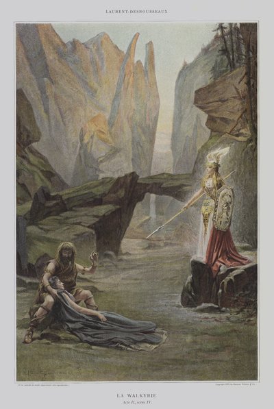 De Walkure door Henri Alphonse Louis Laurent Desrousseaux