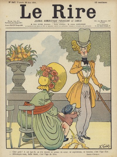 Illustratie voor Le Rire door Henri Avelot
