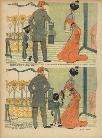 Illustratie voor Le Rire door Henri Avelot