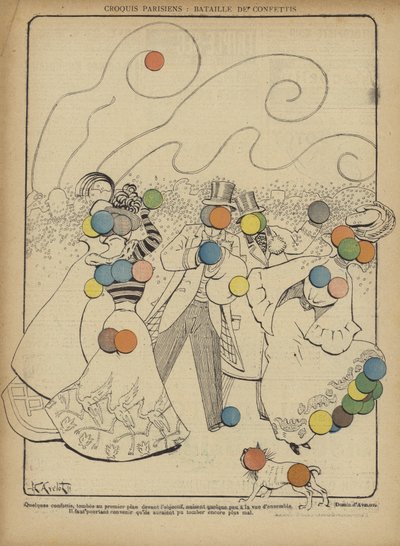 Illustratie voor Le Rire door Henri Avelot