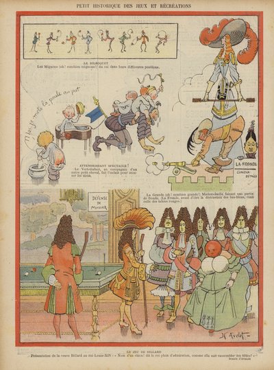Illustratie voor Le Rire door Henri Avelot