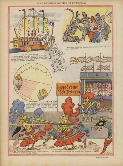Illustratie voor Le Rire door Henri Avelot