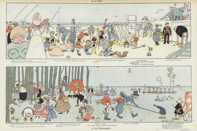 Illustratie voor Le Rire door Henri Avelot