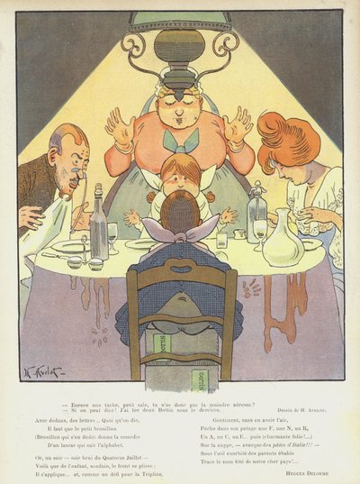 Illustratie voor Le Rire door Henri Avelot