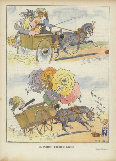 Illustratie voor Le Rire door Henri Avelot