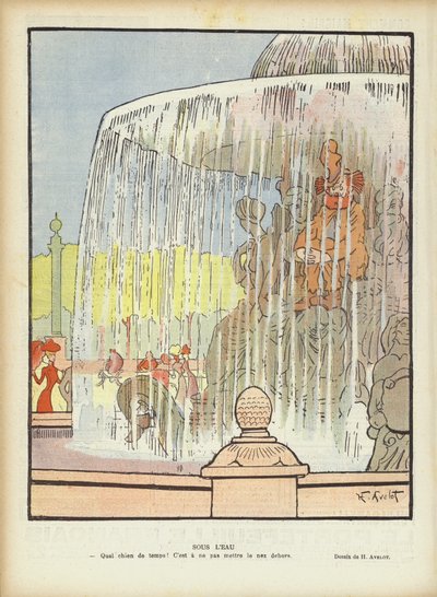 Illustratie voor Le Rire door Henri Avelot