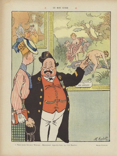 Illustratie voor Le Rire door Henri Avelot