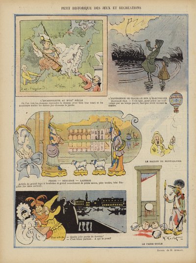 Illustratie voor Le Rire door Henri Avelot